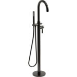 Abode Refine Floorstanding Bath/Shower Mixer - Gunmetal