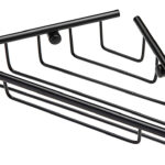 Caddy 1-Tier Corner Shower Caddy - Black
