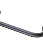 Straight 64cm Grab Rail - Matt Black