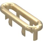 Oval Overflow Ring - Brushed Brass
