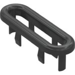 Oval Overflow Ring - Matt Black