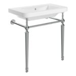 Lave 810mm 1TH Console Basin - Chrome