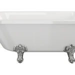 Bliss Freestanding 1500x750x650mm 2TH Corner Bath w/Feet