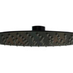 Vema Timea Black 250mm Round Showerhead