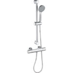Rain Cool-Touch Thermostatic Bar Mixer Shower - Chrome