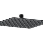 Spay 250mm Square Ultraslim Showerhead - Matt Black
