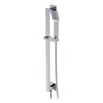 Spay Square Riser Rail Kit w/Elbow & Handset - Chrome