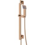 Spay Square Riser Rail Kit w/Elbow & Handset - Brushed Bronze