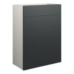 Diamond 600mm Standard WC Unit - Matt Graphite Grey (Grey Cab)