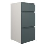 Diamond 300mm Standard 3 Drawer Unit - Matt Green Camo (Grey Cab)