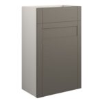 Crystal 500mm Standard WC Unit - Matt Stone (Grey Cab)