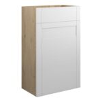 Crystal 500mm Standard WC Unit - Matt White (Oak Cab)