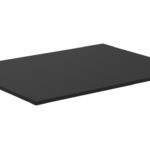 Linea High Pressure Laminate Worktop (610x460x10mm) - Urban Black