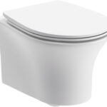 Spout Rimless Wall Hung WC & Soft Close Seat