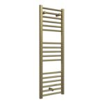 Thermo Straight 30mm Ladder Radiator (400x1200x30mm) - Brushed Brass