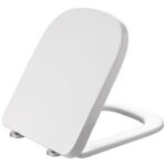 Aquaria Square Soft Close Toilet Seat - White