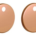 Toilet Seat Cover Caps - Brushed Bronze