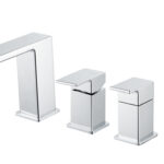 Vema Lys 4-Hole Deck Mounted Bath/Shower Mixer - Chrome
