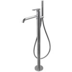 Vema Timea Floor Standing Bath/Shower Mixer - Chrome