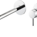 Vema Maira Wall Mounted Basin Mixer - Chrome