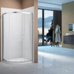 Merlyn Vivid Boost 1200x900mm 1 Door Offset Quadrant - Chrome