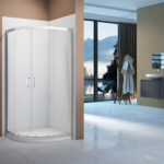 Merlyn Vivid Boost 800mm 2 Door Quadrant - Chrome
