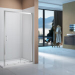 Merlyn Vivid Boost 900mm Side Panel - Chrome