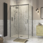 Elite 760mm Sliding Door Side Panel - Chrome