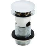 Slotted Mushroom Basin Waste (1 1/4") - Chrome