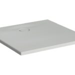 VitrA Leaf 800mm x 800mm Square Tray - Matt Gray
