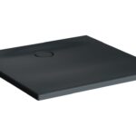 VitrA Leaf 900mm x 800mm Rectangular Tray - Matt Anthracite