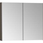 VitrA 820x695mm Mirrored Cabinet - Brushed Chrome