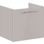VitrA Root Flat 60cm 1 Drawer Washbasin Unit - Bright Sahara Beige