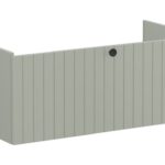 VitrA Root Groove 100cm 1 Drawer Washbasin Unit - Matt Retro Green