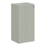 VitrA Root Groove 40cm 1 Door Lower/Base Unit (LH Hinge) - Matt Retro Green
