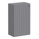VitrA Root Groove 40cm 1 Door Slim Lower/Base Unit (LH Hinge) - Matt Grey