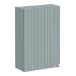 VitrA Root Groove 60cm 1 Door Upper/Wall Unit (LH Hinge) - Matt Fjord Green