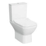 VitrA Integra Square Rimless Open Back Close Coupled Pan Only - White