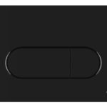 VitrA Loop Round Flush Plate - Gloss Black