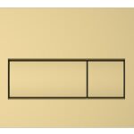 VitrA Loop Square Flush Plate - Gloss Gold