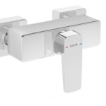 VitrA Root Square Wall Mounted Shower Mixer Valve - Chrome
