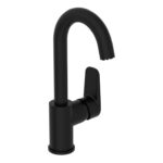 VitrA Flow Soft Swivel Basin Mixer - Matt Black