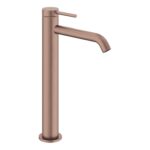 VitrA Minimax Round Tall Basin Mixer - Brushed Bronze