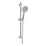 VitrA Flow Soft Riser Rail Kit w/3 Function Handset - Chrome