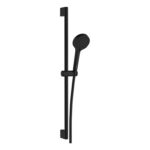 VitrA Aqua Core Round 3 Function Handshower & Rail Kit - Matt Black