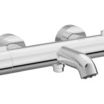 VitrA Aqua Core Round Thermostatic Bath/Shower Mixer - Chrome