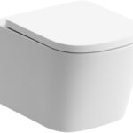 Aquaria Rimless Wall Hung Short Projection WC & Soft Close Seat